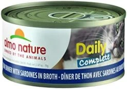 Almo Nature HQS Daily Grain Free High Protein Wet Canned Cat Food (Pack Of 24 X 2.47 Oz/70g Cans) -Pet Products Shop 41c0VgJNAnL. AC