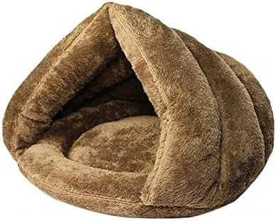 Watonic Cat Bed Winter Warm Triangular Cat Litter Pet Kennel And Dog Mat Thick Sleeping Bag Bed For Cats & Small Dogs Calming Cozy Covered Cushion Cuddlers Burrowers(B,26x36x4cm) 10 Watonic Cat Bed Winter Warm Triangular Cat Litter Pet Kennel And Dog Mat Thick Sleeping Bag Bed For Cats & Small Dogs Calming Cozy Covered Cushion Cuddlers Burrowers(B,26x36x4cm) - Image 8