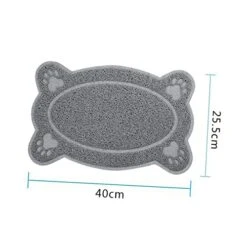 Mipcase 3pcs Silicone Desk Mat Cat Litter Rug Non Skid Rug Dog Feeding Mat Dog Placemat Litter Mat Dog Feeding Tablemat Silicone Pets Cute Pets Cat Food For Pets Table Mat Cat Mat Bowl Mat -Pet Products Shop 41cQVfiHhML