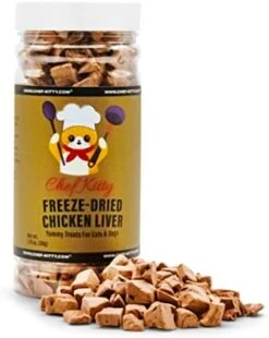 Chef Kitty - Premium Freeze Dried Cat Treats Chicken Liver 3.5oz 10 Chef Kitty - Premium Freeze Dried Cat Treats Chicken Liver 3.5oz -Pet Products Shop 41cfG1ZFBCL. AC
