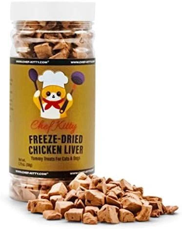 Chef Kitty - Premium Freeze Dried Cat Treats Chicken Liver 3.5oz 6 Chef Kitty - Premium Freeze Dried Cat Treats Chicken Liver 3.5oz - Image 4