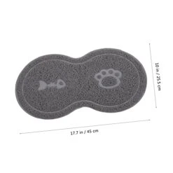 Cat Litter Cat Litter 2 Pcs Washable Water Dog Claw Type Puppy Cat Dish Paws Grinding Animal Mat Cats Anti- Feeding Bowl Non- X Pet Light Skid Cleaning Dogs Anti Pad Food Toy -Pet Products Shop 41cuwecvd4L