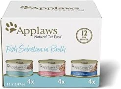 Applaws Natural Wet Cat Food, 16 Pack, Limited Ingredient Food For Cats, Chicken Selection Variety Pack In Broth, 2.47 Oz Cans -Pet Products Shop 41dXWEL3oGL. AC