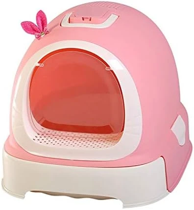 KIZQYN Pet Toilet Cat Litter Bowl Full Closed Drawer Cat Food Cat Toilet Large Cat Sand Bowl Anti-Splashing Cat Pot Pot Pull Deodorant Cat Litter Box (Color : Gray) 9 KIZQYN Pet Toilet Cat Litter Bowl Full Closed Drawer Cat Food Cat Toilet Large Cat Sand Bowl Anti-Splashing Cat Pot Pot Pull Deodorant Cat Litter Box (Color : Gray) - Image 7