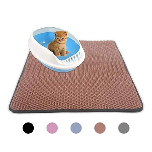 Asdf586io Pets Public Accessories, Dual Layer Waterproof Honeycomb Non-Slip Cat Litter Mat Floor Pad Pet Supply - Pink 30x30cm 7 Asdf586io Pets Public Accessories, Dual Layer Waterproof Honeycomb Non-Slip Cat Litter Mat Floor Pad Pet Supply - Pink 30x30cm - Image 5