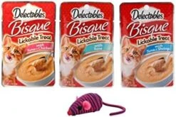 Delectables Bisque Lickable Wet Cat Treats For Adult & Senior Cats Bundle Of 3 Flavors And Toy Size:Pack Of 6 Flavor:Variety -Pet Products Shop 41fwXHjSW0L. AC
