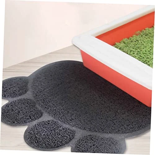 Hohopeti 2pcs Cat Mat Cat Litter Mat Dog Training Pads Puppy Washing Mat Anti-Skid Dog Pad Cat Drinking Bowl Pad PVC Food Mat Small Animals PVC Grey Water Proof Pet Feeding Mat Cat Food Pad 9 Hohopeti 2pcs Cat Mat Cat Litter Mat Dog Training Pads Puppy Washing Mat Anti-Skid Dog Pad Cat Drinking Bowl Pad PVC Food Mat Small Animals PVC Grey Water Proof Pet Feeding Mat Cat Food Pad - Image 7
