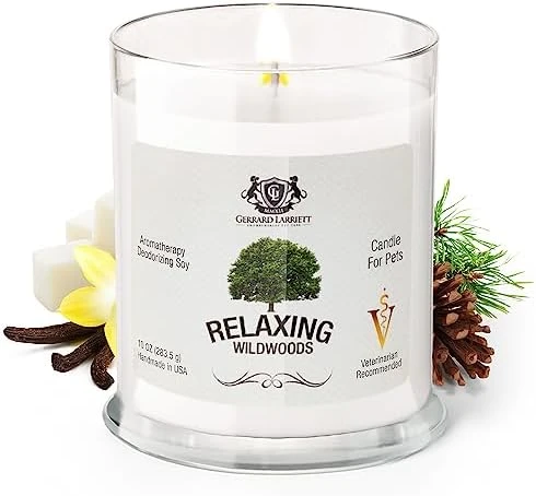 Gerrard Larriett - Deodorizing Soy Candles For Pets, Scented Candles For Removing Pet/Household Odors, Lasts Up To 40 Hours, White Candles For Home Scented With De-Stress Lavender & Chamomile Fragrance, 10 Oz 15 Gerrard Larriett - Deodorizing Soy Candles For Pets, Scented Candles For Removing Pet/Household Odors, Lasts Up To 40 Hours, White Candles For Home Scented With De-Stress Lavender & Chamomile Fragrance, 10 Oz - Image 13