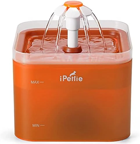 IPettie Neverland Cat Water Fountain With LED Light, 67oz/2.0L, Ultra Quiet Cat Drinking Fountain With Filter, Automatic Pet Water Fountain, Cat Fountain For Cats And Small Dogs, Orange 10 IPettie Neverland Cat Water Fountain With LED Light, 67oz/2.0L, Ultra Quiet Cat Drinking Fountain With Filter, Automatic Pet Water Fountain, Cat Fountain For Cats And Small Dogs, Orange - Image 8