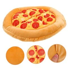 Balacoo Cat Beds 4pcs Cat Nest Outdoor Mattress Outdoor+mats Indoor+mat Cat Beds For Outdoor Cats Pizza Pet Bed Cloth Warming Cat Bed Indoor Cat Kennel Small Cat Bed Winter -Pet Products Shop 41hsiy6JZnL