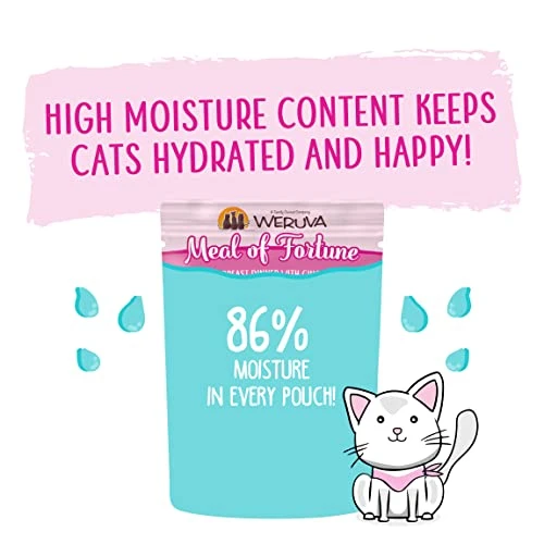 Weruva Slide N' Serve Paté Wet Cat Food, Meal Of Fortune Chicken Dinner With Chicken Liver 2.8oz Pouch (Pack Of 12), Pink 6 Weruva Slide N' Serve Paté Wet Cat Food, Meal Of Fortune Chicken Dinner With Chicken Liver 2.8oz Pouch (Pack Of 12), Pink - Image 4