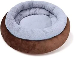 SONGBIRDTH Cat Round Litter Pad Small Dog Winter Sleeping Mat Anti-Slip Cattery Pet Supply,Breathable Cotton Blend,Removable Easy To Clean Sky Blue S -Pet Products Shop 41hyyP8GK8L. AC 1