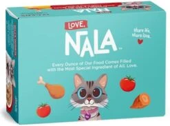 LOVE, NALA - Natural Adult Cat Wet Food - FLAKED Chicken With Pumpkin In Broth - Grain Free, Non-GMO, Prebiotic Fiber, Vitamins, Minerals - 12 Pack 2.4 Lbs. -Pet Products Shop 41iKVfCrrSL. AC