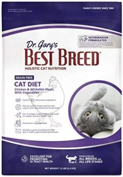 Best Breed Grain Free Cat Diet Made In USA [Natural Dry Cat Food For All Ages] - 4lbs. -Pet Products Shop 41j4EaHvkL. AC