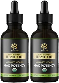 Billion Pets - Hemp Oil For Dogs And Cats - Hemp Oil Drops With Omega Fatty Acids - Hip And Joint Support And Skin Health -Pet Products Shop 41jLgn1fLBL. AC