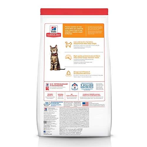 Hill's Science Diet Dry Cat Food, Adult, Light For Healthy Weight & Weight Management, Chicken Recipe, 7 Lb. Bag 3 Hill's Science Diet Dry Cat Food, Adult, Light For Healthy Weight & Weight Management, Chicken Recipe, 7 Lb. Bag