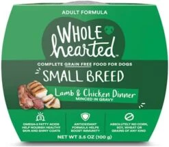 GENERIC WholeHearted Grain Free Small Breed Cuts Or Minced In Gravy Adult Wet Dog Food Variety Pack, 3.5 Oz (16 - Chicken Minced) -Pet Products Shop 41kgBE2RtgL. AC