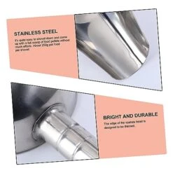 PATKAW 3pcs Pet Feeding Scoop Stainless Steel Pet Feeder Pet Food Scoop 1/2 Cup Scoop Dog Food Scooper Feed Scoop Aluminum Scoop Metal Dog Food Shovel Dog Food Spoon Ice Machine Thicken 13 PATKAW 3pcs Pet Feeding Scoop Stainless Steel Pet Feeder Pet Food Scoop 1/2 Cup Scoop Dog Food Scooper Feed Scoop Aluminum Scoop Metal Dog Food Shovel Dog Food Spoon Ice Machine Thicken -Pet Products Shop 41kykknmSlL