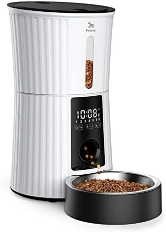 Petory Timed Automatic Cat Feeders - 4L Programable Dry Food Dispenser For Cats And Small Medium Dogs 6 Meals With Desiccant Bag Dual Power Supply 10S Voice Recorder 9 Petory Timed Automatic Cat Feeders - 4L Programable Dry Food Dispenser For Cats And Small Medium Dogs 6 Meals With Desiccant Bag Dual Power Supply 10S Voice Recorder - Image 7