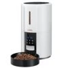WOPET 5L Automatic Cat Food Dispenser - Timed Automatic Cat Feed For Dry Food, Pet Feeder For Cat And Small Medium Dogs With 1-6 Meals Per Daily And Portion Control (White + Black) -Pet Products Shop 41lbziOD2aL