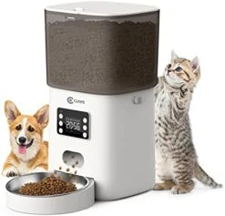 Ciays Automatic Cat Feeders, 4L Cat Food Dispenser Up To 20, 6 Meals Per Day, Pet Dry Food Dispenser For Small Medium Cats Dogs, Dual Power Supply & Voice Recorder, White 14 Ciays Automatic Cat Feeders, 4L Cat Food Dispenser Up To 20, 6 Meals Per Day, Pet Dry Food Dispenser For Small Medium Cats Dogs, Dual Power Supply & Voice Recorder, White -Pet Products Shop 41ldxnIMBvL. AC
