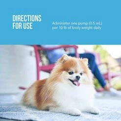 Free Form Omega-3 Fish Oil Liquid Pump Supplement For Small Dogs And Cats, 4 Fluid Ounces -Pet Products Shop 41lwRXYoiYL