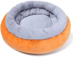 SONGBIRDTH Cat Round Litter Pad Small Dog Winter Sleeping Mat Anti-Slip Cattery Pet Supply,Breathable Cotton Blend,Removable Easy To Clean Sky Blue S -Pet Products Shop 41nYzBXtzIL. AC