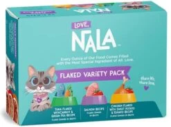 LOVE, NALA - Natural Adult Cat Wet Food - FLAKED Chicken With Pumpkin In Broth - Grain Free, Non-GMO, Prebiotic Fiber, Vitamins, Minerals - 12 Pack 2.4 Lbs. -Pet Products Shop 41nfB2dtVoL. AC