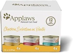 Applaws Natural Wet Cat Food, 16 Pack, Limited Ingredient Food For Cats, Chicken Selection Variety Pack In Broth, 2.47 Oz Cans -Pet Products Shop 41nnc2jQSdL. AC