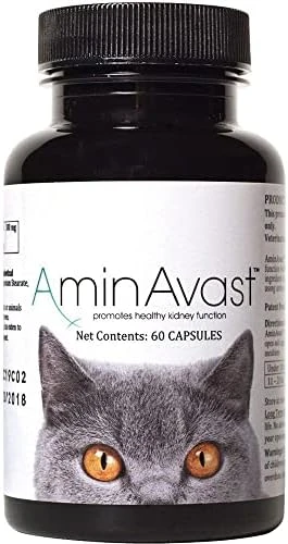 AminAvast Kidney Support Supplement For Cats And Dogs, 300mg - Promotes Natural Kidney Function - Aids In Health And Vitality Of Aging Kidneys - Easily Administered - 60 Sprinkle Capsules 8 AminAvast Kidney Support Supplement For Cats And Dogs, 300mg - Promotes Natural Kidney Function - Aids In Health And Vitality Of Aging Kidneys - Easily Administered - 60 Sprinkle Capsules - Image 6