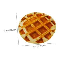 Holibanna Mexican Decor Tortilla Blanket Pet Blankets 2pcs Fleece Blankets For Pets Warm Pet Mats Pet Blanket Dog Pad Cat Mat Multipurpose Biscuits Coral Fleece Comfortable Cat Pads -Pet Products Shop 41pF3iP864L