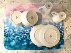 3dRose RinaPiro - Cats - Kitty White, Cat, Pet, Animal - Dish Drying Mats (ddm-215165-1) -Pet Products Shop 41pKaxuzD7L