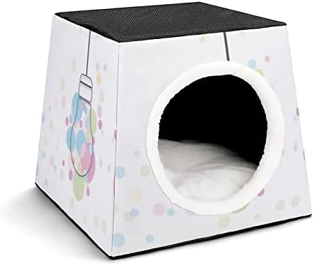 Printed Cat Cube Kitty House Indoor Cats Bed Cat Sofa Small Dogs Shelter Warm And Cozy Fried Chicken Foods 13 Printed Cat Cube Kitty House Indoor Cats Bed Cat Sofa Small Dogs Shelter Warm And Cozy Fried Chicken Foods - Image 11