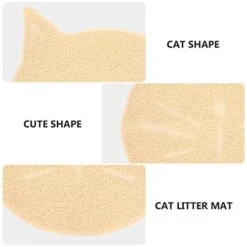 Plastic Bins Plastic Bins Portable Litter Box 2 PCS Cat Litter Mat- Cat Face Shaped Mat Cat Mat Pet Cat Face Shaped Pellet Cat Litter Kitten Litter Box Kitten Litter Box -Pet Products Shop 41ql2rLcwQL