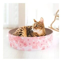 YangYan Cat Toy Large Bowl-Shaped Cat Bed Cat Sofa Customized Corrugated Paper Cat Scratch Board Pet Supplies (Color : A, Size : M) -Pet Products Shop 41r1NaVthVL