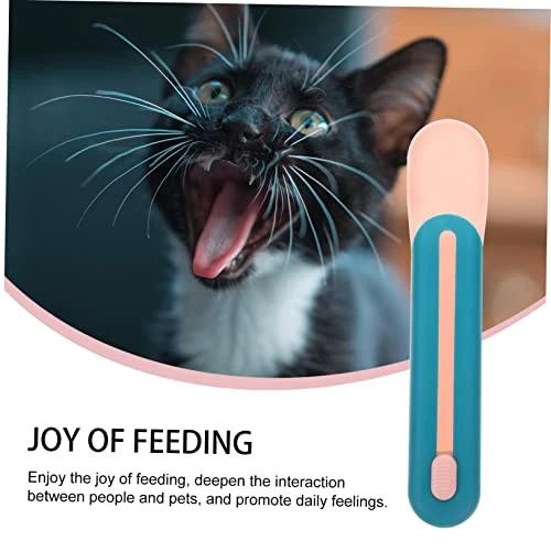 Mipcase 5pcs Cat Spoon Feeder Plastic Spoon Dog Food Feeder Liquid Cat Food Dog Food Bowls Cat Food Spoon Cat Treats Scoop Feeder Food Spoon For Cat Plastic Cat Feeding Scoop Cat Feeder 4 Mipcase 5pcs Cat Spoon Feeder Plastic Spoon Dog Food Feeder Liquid Cat Food Dog Food Bowls Cat Food Spoon Cat Treats Scoop Feeder Food Spoon For Cat Plastic Cat Feeding Scoop Cat Feeder - Image 2