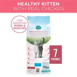 Purina ONE High Protein, Natural Dry Kitten Food, +Plus Healthy Kitten Formula - 7 Lb. Bag -Pet Products Shop 41rGRsJqtsL