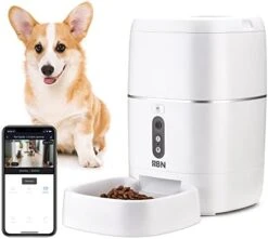 HBN Automatic Cat Feeders, 4L Dog Food Dispenser Dry Food,Work With Alexa And Voice Recorder,2.4Ghz Wi-Fi Enabled App Control 11 HBN Automatic Cat Feeders, 4L Dog Food Dispenser Dry Food,Work With Alexa And Voice Recorder,2.4Ghz Wi-Fi Enabled App Control -Pet Products Shop 41s39DyhWhL. AC