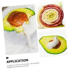 Holibanna Mexican Decor Tortilla Blanket Pet Blankets 2pcs Fleece Blankets For Pets Warm Pet Mats Pet Blanket Dog Pad Cat Mat Multipurpose Biscuits Coral Fleece Comfortable Cat Pads -Pet Products Shop 41tEAWo407L