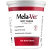 Mela-Vet Melatonin Soft Chews For Dogs And Cats - Helps Reduce Stress And Tension - Veterinarian Approved Anti-Shedding Supplements And Antioxidants (120 Count) -Pet Products Shop 41tNP2KdFQL