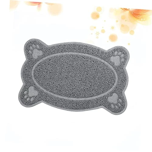 Silicone Desk Mat Non Skid Rug Cat Litter Rug 2pcs Cat Face Shaped Mat Silicone Table Mats Cat Matts For Litter Dog Feeding Tablemat Carpet Trash Can Pet Mat Pet Supplies Grey Cute 5 Silicone Desk Mat Non Skid Rug Cat Litter Rug 2pcs Cat Face Shaped Mat Silicone Table Mats Cat Matts For Litter Dog Feeding Tablemat Carpet Trash Can Pet Mat Pet Supplies Grey Cute - Image 3