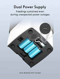 WUIPET Elevated Automatic Cat Feeders - 17 Cups Auto Pet Dry Food Dispenser For Cats And Dogs - Raised Programmable Timed Cat Feeder With Voice Recorder - 4 Meals Per Day And Portion Control 13 WUIPET Elevated Automatic Cat Feeders - 17 Cups Auto Pet Dry Food Dispenser For Cats And Dogs - Raised Programmable Timed Cat Feeder With Voice Recorder - 4 Meals Per Day And Portion Control -Pet Products Shop 41tsOKcbFXL