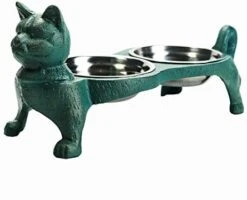 Sungmor Raised Bowls For Dogs - Heavy Duty Non Slip Cast Iron Stands & 2 Stainless Steel Food Dish & Water Bowls - Great Pet Dogs Feeder - Feeding & Watering Station Pet Supplies - 17.1x5.9x5.5 Inch 15 Sungmor Raised Bowls For Dogs - Heavy Duty Non Slip Cast Iron Stands & 2 Stainless Steel Food Dish & Water Bowls - Great Pet Dogs Feeder - Feeding & Watering Station Pet Supplies - 17.1x5.9x5.5 Inch -Pet Products Shop 41tt2VXHlL. AC