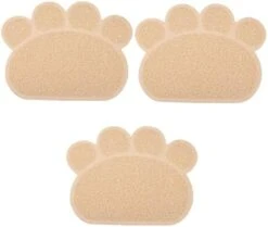Litter Mat Bowl Shaped Accessory Water Puppies Tray Under Dogs Litter Use Feeding Non- Training Mat Kitten Place Food Daily Paw Indoor Cushion Home Cat For Pet Blanket Pad 4pcs And -Pet Products Shop 41u5Aq6Z8CL. AC