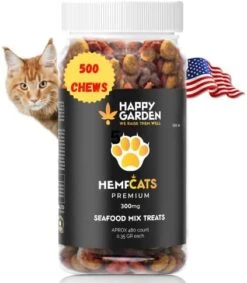 HAPPY GARDEN Natural Cat Calming Drops With USA Made Hemp Oil For Anxiety And Pain Relief, Travel Sedatives - Support Your Cat's Health -Pet Products Shop 41uQ2FQ9GpL. AC