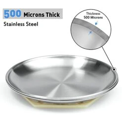 Stainless Steel Cat Dishes For Food And Water Bowls For Small Pets -4 Sets Flat Style 16 Stainless Steel Cat Dishes For Food And Water Bowls For Small Pets -4 Sets Flat Style -Pet Products Shop 41vyi6TUX7L