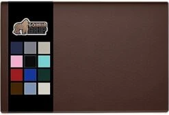 Gorilla Grip 100% Waterproof Raised Edge BPA Free Silicone Pet Feeding Mat, Dog Cat Food Mats Contain Spills Protects Floors, Placemats For Cat And Dog Water Bowl, Pets Accessories 18.5x11.5 Beige -Pet Products Shop 41wA2UnUeVL. AC