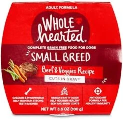 GENERIC WholeHearted Grain Free Small Breed Cuts Or Minced In Gravy Adult Wet Dog Food Variety Pack, 3.5 Oz (16 - Chicken Minced) -Pet Products Shop 41wZbzqRL. AC