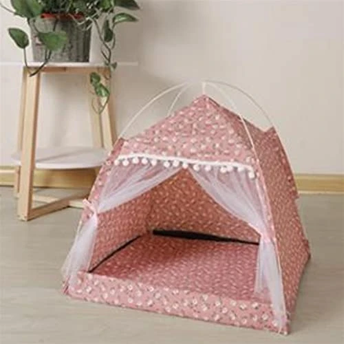 SPEESY Cat Bed Mats, Pet Tent Bed For Cat House Cozy Pet Products Accessories Nest Comfy Calming Cat Beds For Small Dogs Tent Hammock Pets Supplies (Color : Q) 4 SPEESY Cat Bed Mats, Pet Tent Bed For Cat House Cozy Pet Products Accessories Nest Comfy Calming Cat Beds For Small Dogs Tent Hammock Pets Supplies (Color : Q) - Image 2