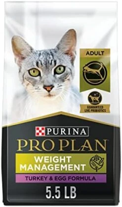Purina Pro Plan Weight Control Dry Cat Food, Chicken And Rice Formula - 7 Lb. Bag -Pet Products Shop 41x1J4YTdjL. AC